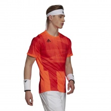 adidas Tennis Tshirt Freelift Tokyo Primeblue (Recycling-Polyester) HEAT.RDY 2021 rot Herren